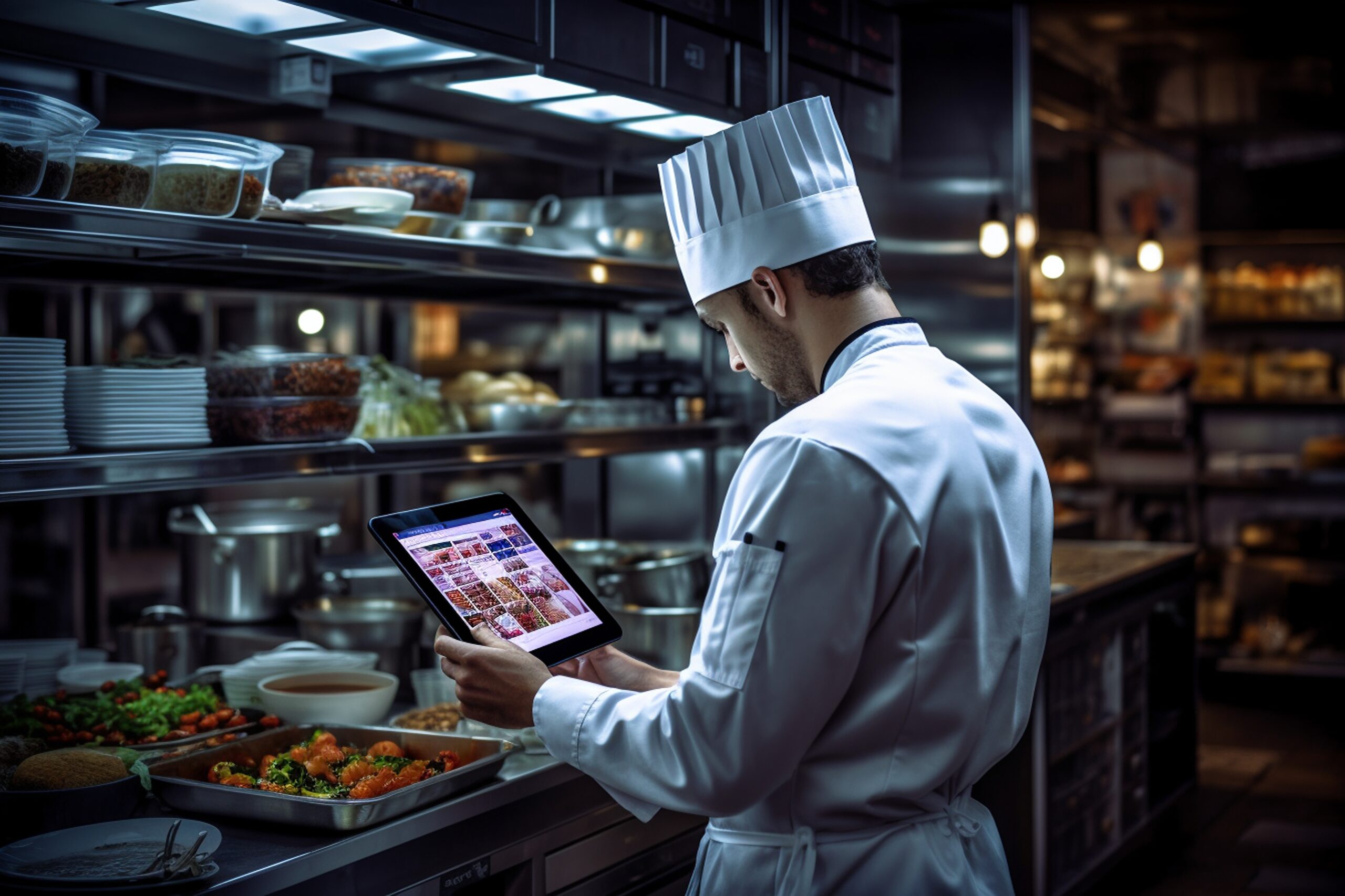 Chef's Tablet-Based Grocery Ordering